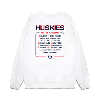 UConn - NCAA Women's Basketball : - Roster Premium Crewneck Sweatshirt-1