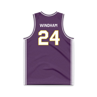 JMU - NCAA Men's Basketball : KJ Windham - Vintage Dukes Basketball Jersey-1