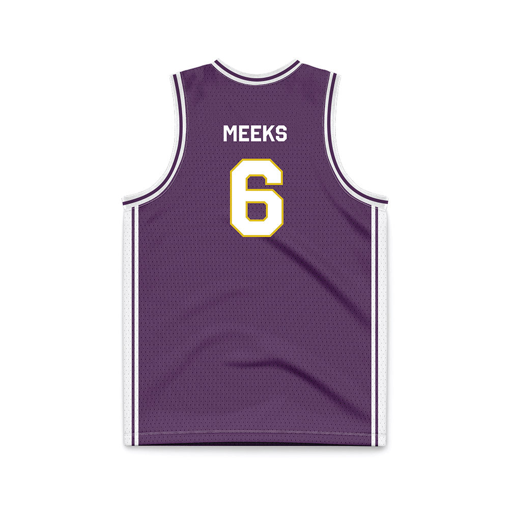 JMU - NCAA Men's Basketball : Ashton Meeks - Vintage Dukes Basketball Jersey-1