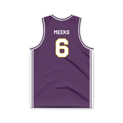 JMU - NCAA Men's Basketball : Ashton Meeks - Vintage Dukes Basketball Jersey-1