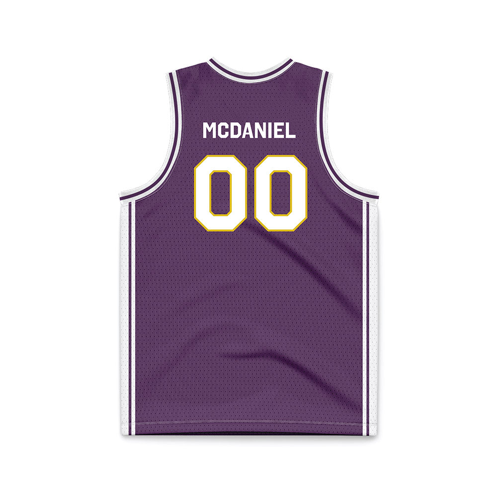 JMU - NCAA Women's Basketball : Peyton McDaniel - Vintage Dukes Basketball Jersey-1