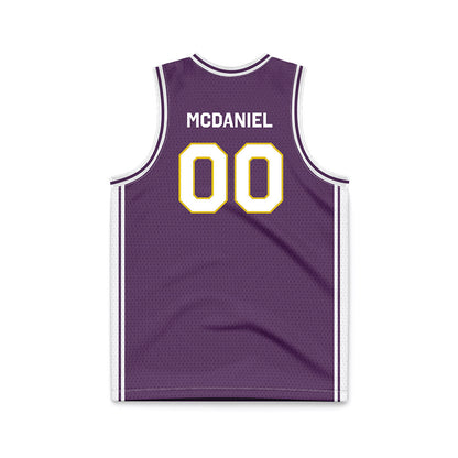 JMU - NCAA Women's Basketball : Peyton McDaniel - Vintage Dukes Basketball Jersey-1