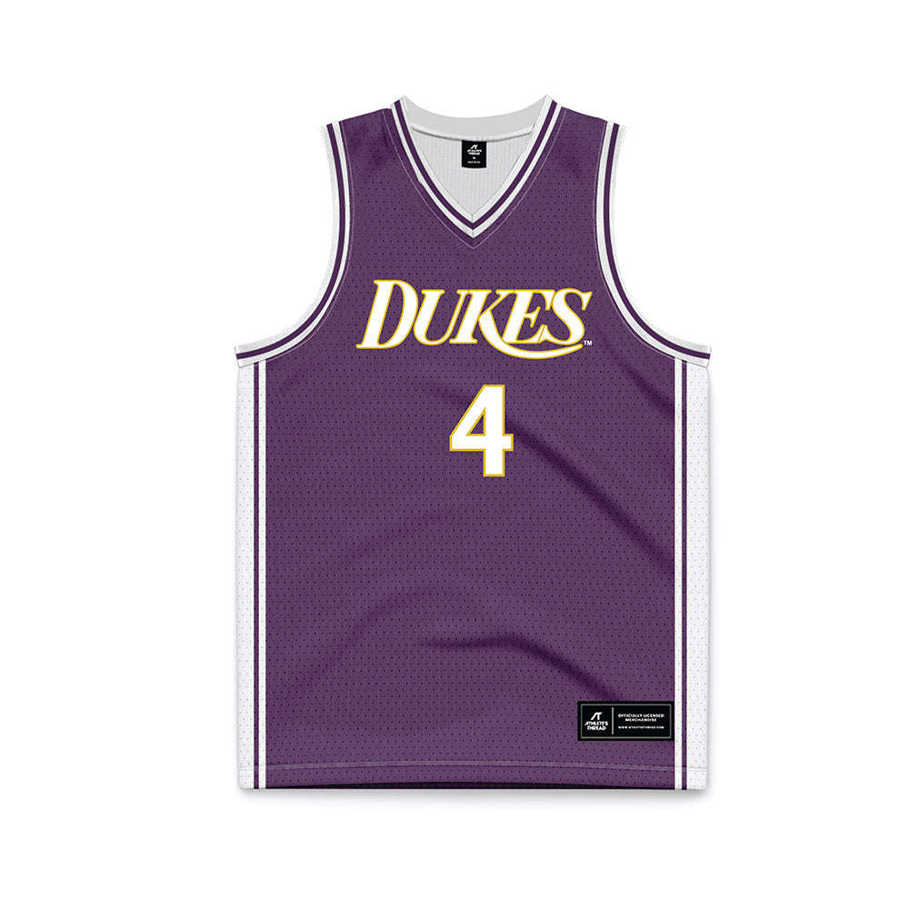 JMU - NCAA Women's Basketball : Delilah Soltys - Vintage Dukes Basketball Jersey-0