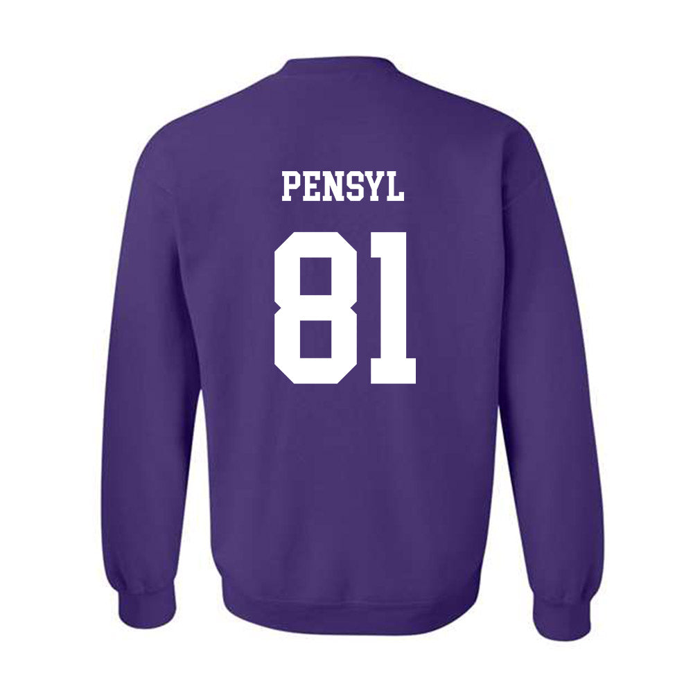 JMU - NCAA Football : Chase Pensyl - Vintage Dukes Crewneck Sweatshirt-1