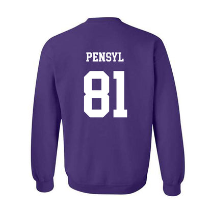 JMU - NCAA Football : Chase Pensyl - Vintage Dukes Crewneck Sweatshirt-1