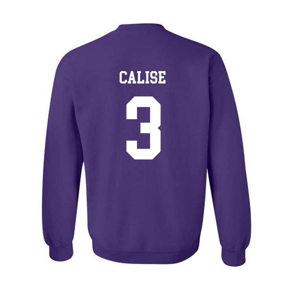 JMU - NCAA Women's Lacrosse : Gianna Calise - Vintage Dukes Crewneck Sweatshirt-1