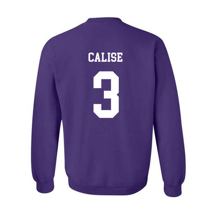 JMU - NCAA Women's Lacrosse : Gianna Calise - Vintage Dukes Crewneck Sweatshirt-1