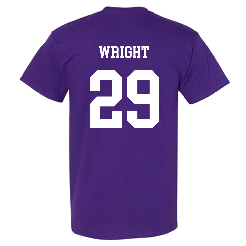 JMU - NCAA Football : KJ Wright - Vintage Dukes T-Shirt-1