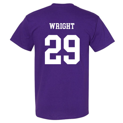 JMU - NCAA Football : KJ Wright - Vintage Dukes T-Shirt-1