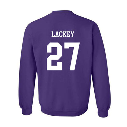 JMU - NCAA Women's Soccer : Ginny Lackey - Vintage Dukes Crewneck Sweatshirt-1