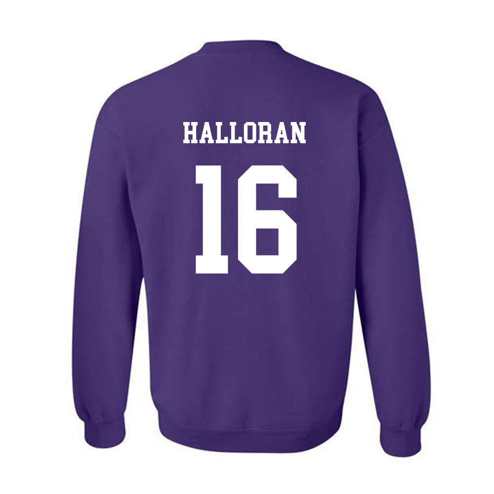 JMU - NCAA Men's Soccer : Smith Halloran - Vintage Dukes Crewneck Sweatshirt-1