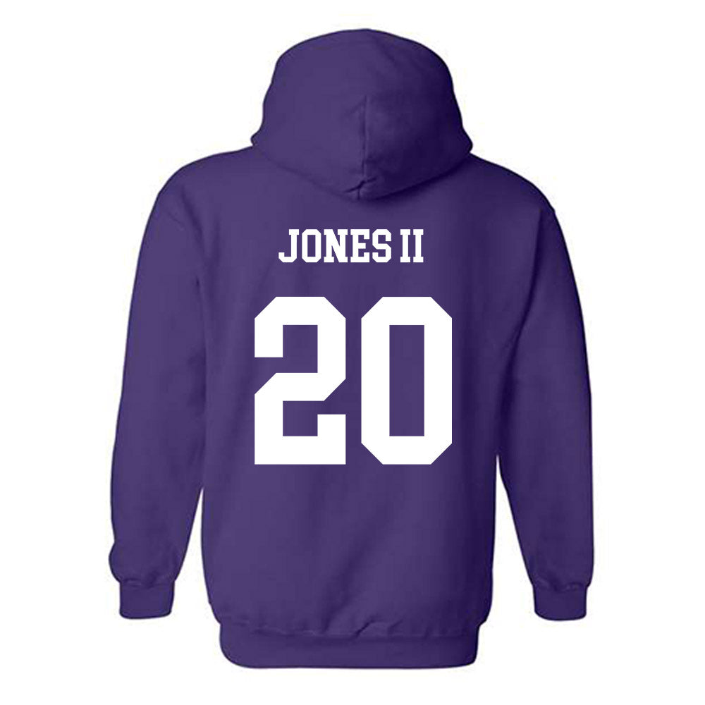 JMU - NCAA Football : Terrence Jones II - Vintage Dukes Hooded Sweatshirt-1