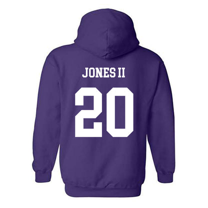 JMU - NCAA Football : Terrence Jones II - Vintage Dukes Hooded Sweatshirt-1