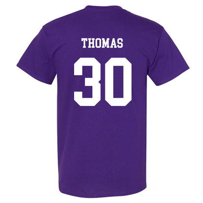 JMU - NCAA Football : Dkwan Thomas - Vintage Dukes T-Shirt-1