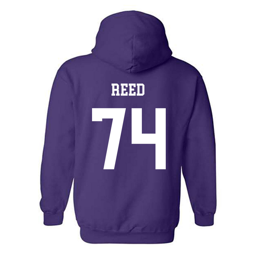 JMU - NCAA Football : Sani Reed - Vintage Dukes Hooded Sweatshirt-1