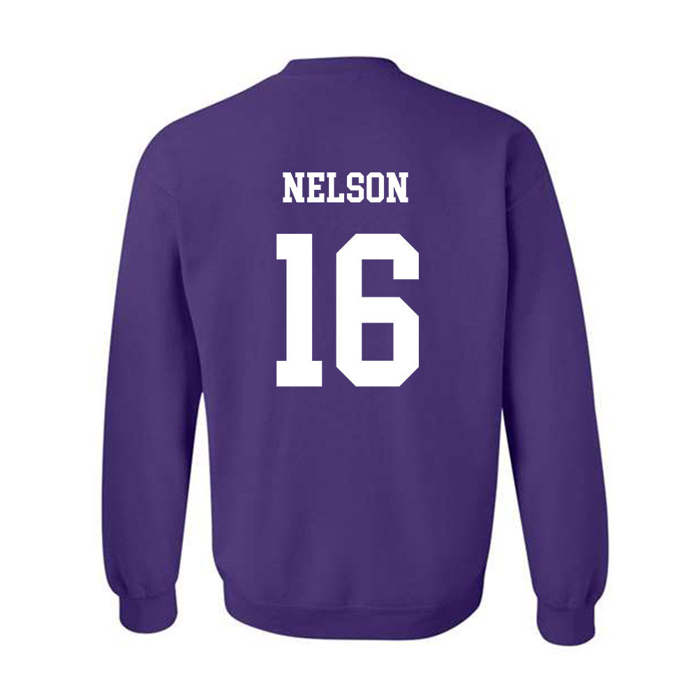 JMU - NCAA Women's Soccer : chloe nelson - Vintage Dukes Crewneck Sweatshirt-1