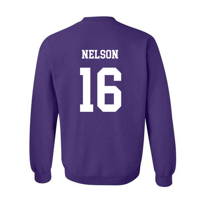 JMU - NCAA Women's Soccer : chloe nelson - Vintage Dukes Crewneck Sweatshirt-1