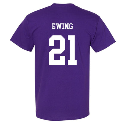 JMU - NCAA Women's Lacrosse : Caroline Ewing - Vintage Dukes T-Shirt-1