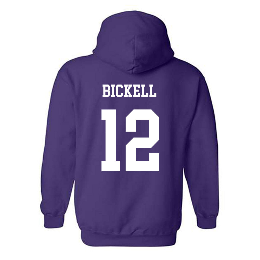 JMU - NCAA Women's Lacrosse : Avery Bickell - Vintage Dukes Hooded Sweatshirt-1