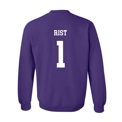 JMU - NCAA Women's Soccer : Kennedy Rist - Vintage Dukes Crewneck Sweatshirt-1