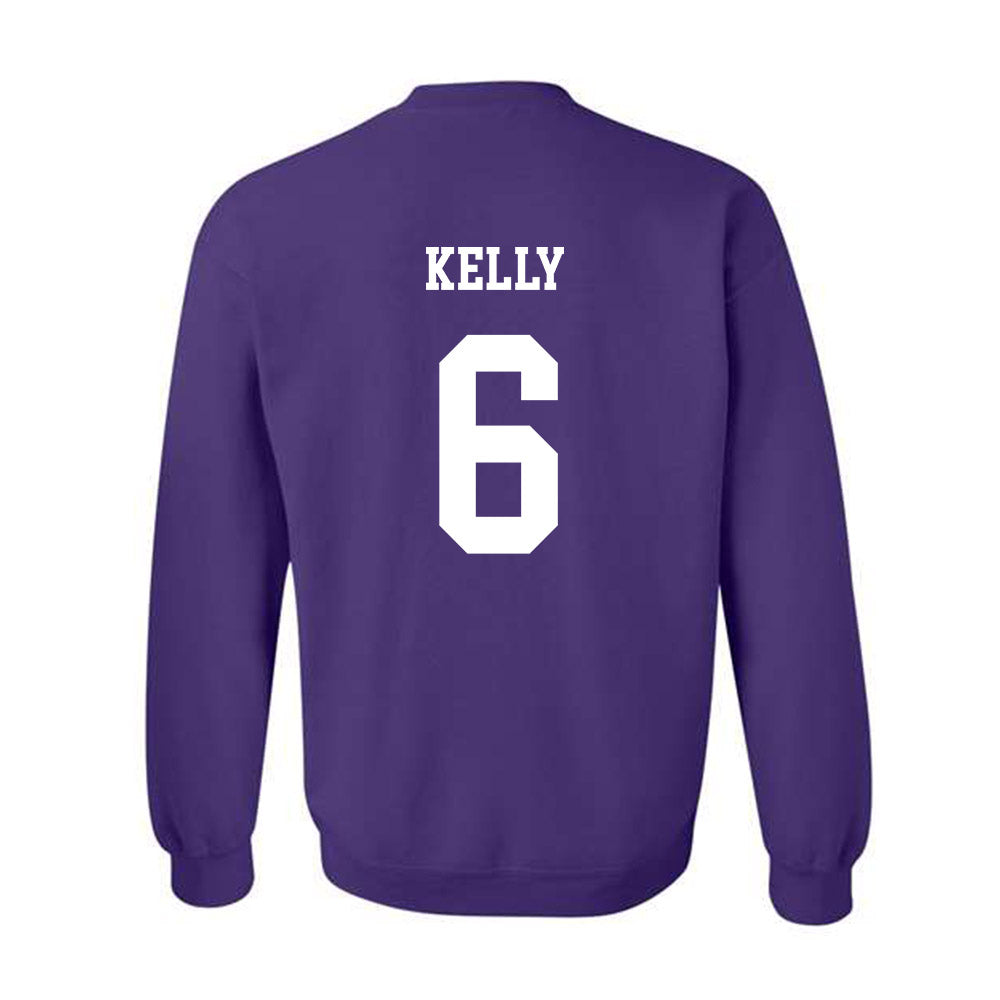 JMU - NCAA Football : DJ Kelly - Vintage Dukes Crewneck Sweatshirt-1