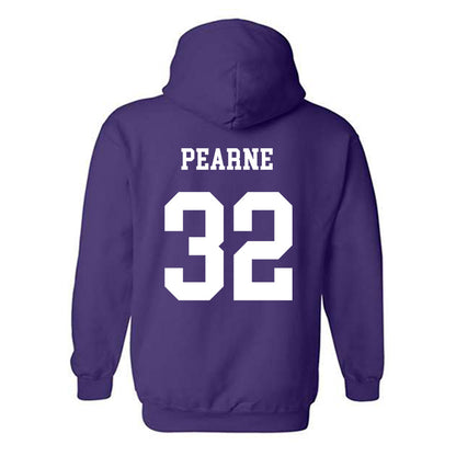 JMU - NCAA Baseball : Sam Pearne - Vintage Dukes Hooded Sweatshirt-1