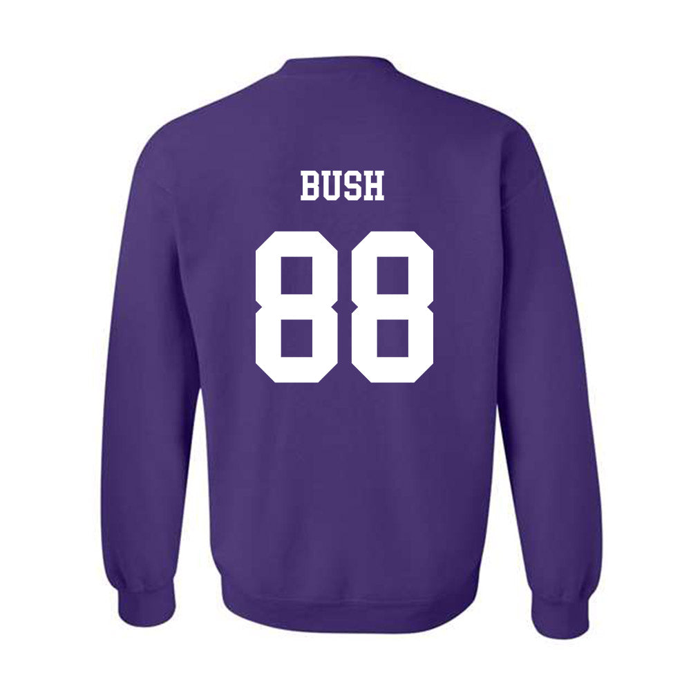 JMU - NCAA Football : Kells Bush - Vintage Dukes Crewneck Sweatshirt-1