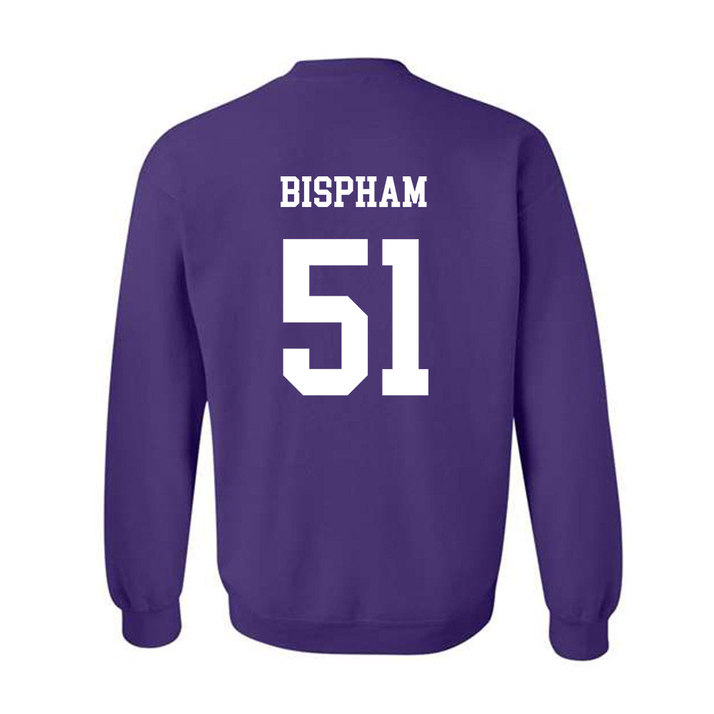 JMU - NCAA Football : Christopher Bispham - Vintage Dukes Crewneck Sweatshirt-1