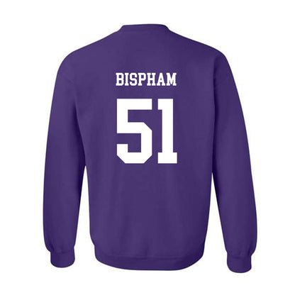 JMU - NCAA Football : Christopher Bispham - Vintage Dukes Crewneck Sweatshirt-1