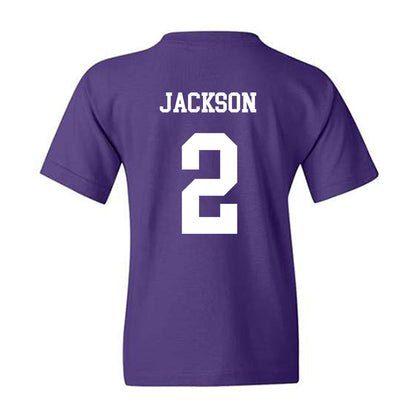 JMU - NCAA Football : Nakian Jackson - Vintage Dukes Youth T-Shirt-1