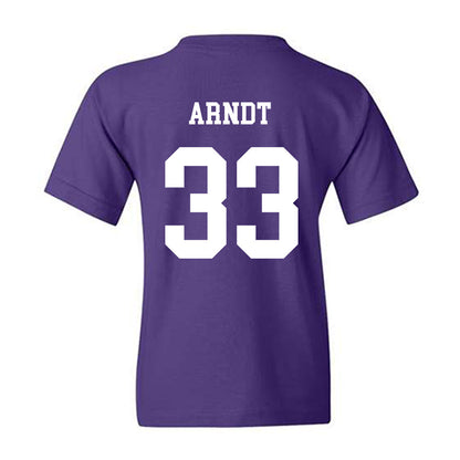 JMU - NCAA Women's Soccer : Aleigha Arndt - Vintage Dukes Youth T-Shirt-1