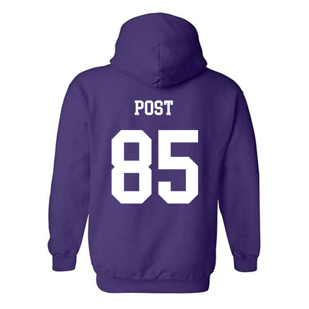 JMU - NCAA Football : Ryder Post - Vintage Dukes Hooded Sweatshirt-1