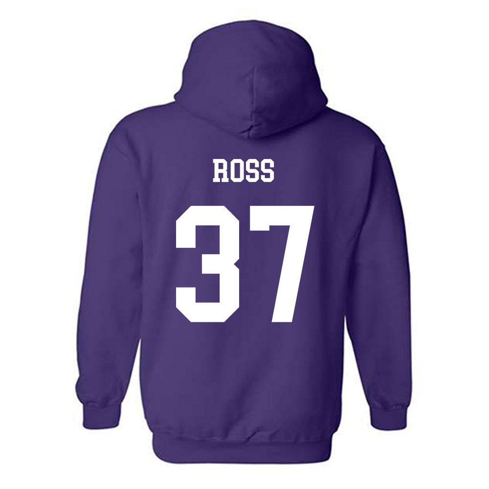 JMU - NCAA Football : Hayden Ross - Vintage Dukes Hooded Sweatshirt-1
