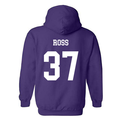 JMU - NCAA Football : Hayden Ross - Vintage Dukes Hooded Sweatshirt-1