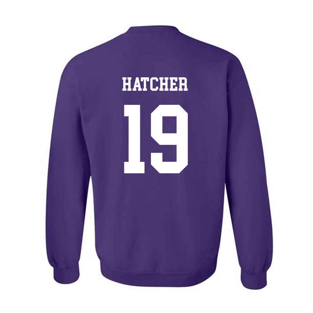JMU - NCAA Softball : E.G. Hatcher - Vintage Dukes Crewneck Sweatshirt-1
