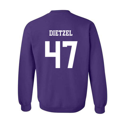 JMU - NCAA Football : Mitchell Dietzel - Vintage Dukes Crewneck Sweatshirt-1