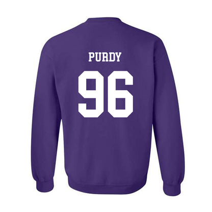 JMU - NCAA Football : Cole Purdy - Vintage Dukes Crewneck Sweatshirt-1