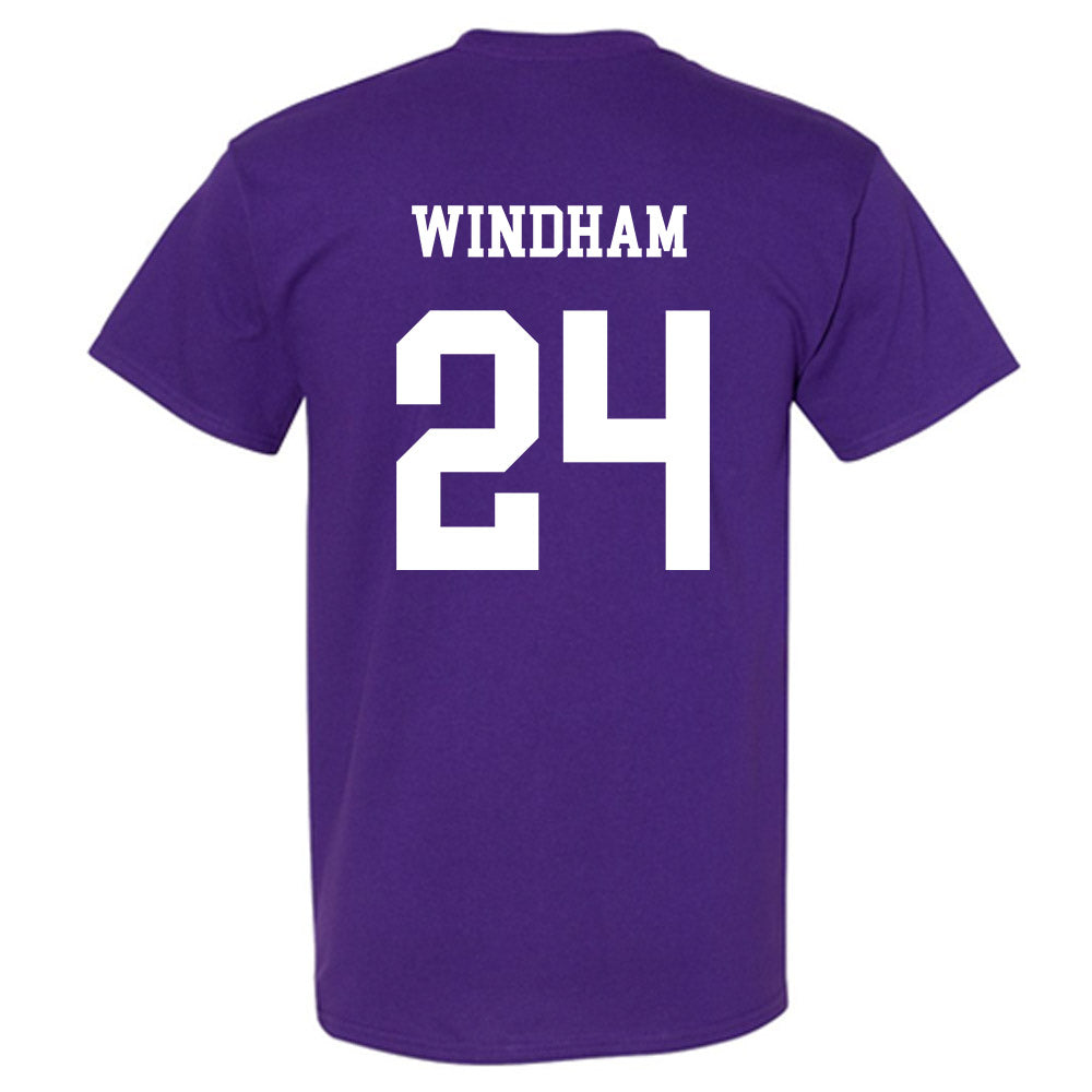 JMU - NCAA Men's Basketball : KJ Windham - Vintage Dukes T-Shirt-1