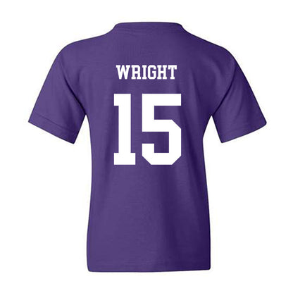 JMU - NCAA Football : Kyi Wright - Vintage Dukes Youth T-Shirt-1