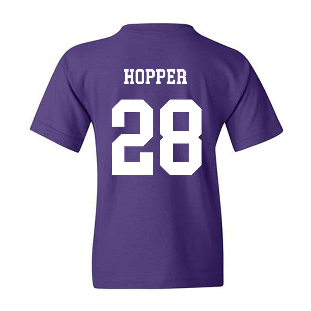 JMU - NCAA Football : Tyjai Hopper - Vintage Dukes Youth T-Shirt-1