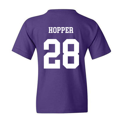 JMU - NCAA Football : Tyjai Hopper - Vintage Dukes Youth T-Shirt-1