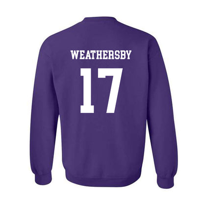 JMU - NCAA Football : Gannon Weathersby - Vintage Dukes Crewneck Sweatshirt-1
