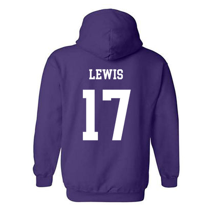 JMU - NCAA Softball : Kendra Lewis - Vintage Dukes Hooded Sweatshirt-1