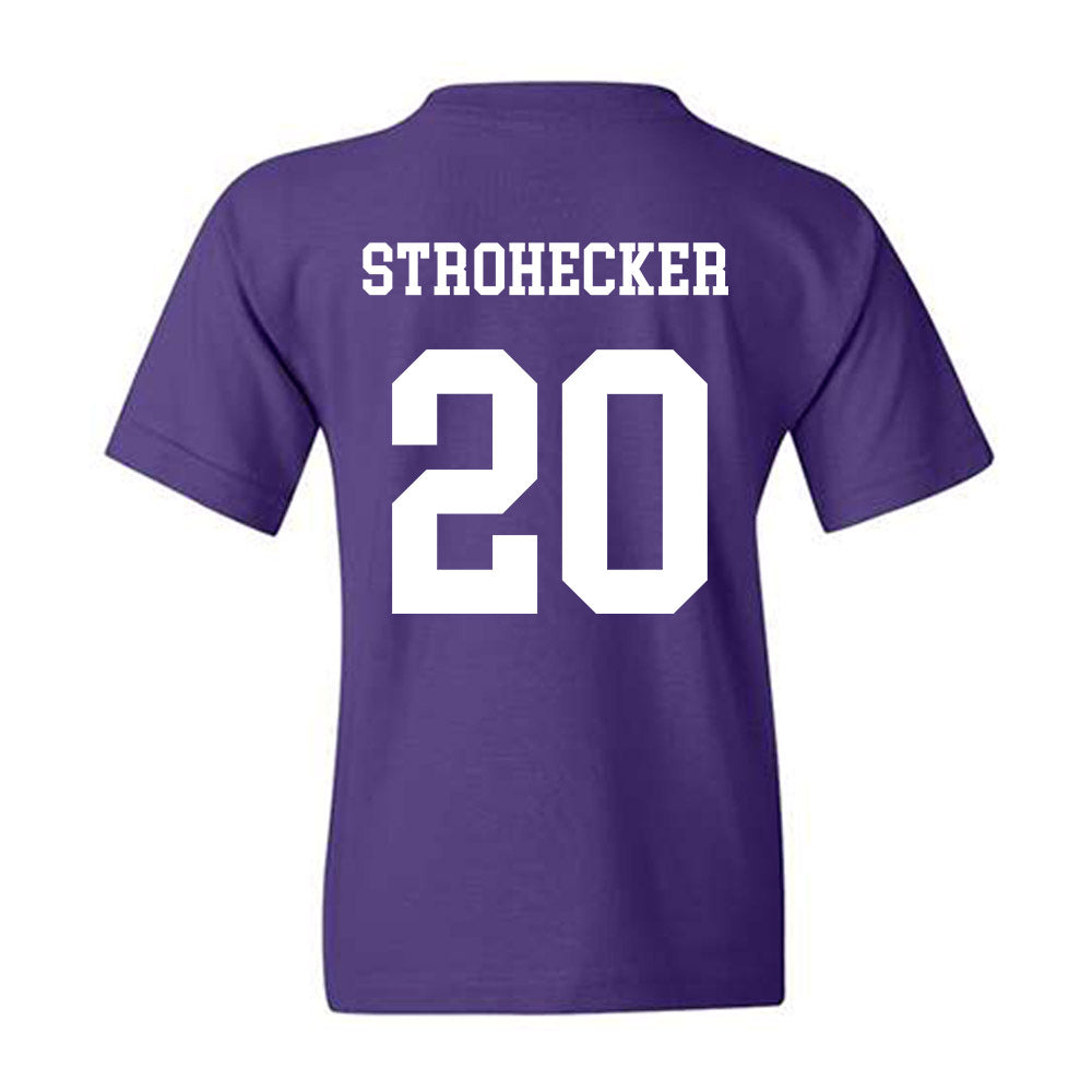 JMU - NCAA Baseball : Jonathan Strohecker - Vintage Dukes Youth T-Shirt-1