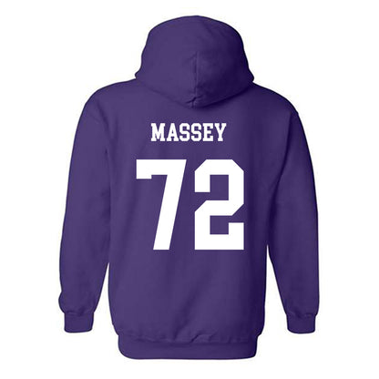 JMU - NCAA Football : Kaedin Massey - Vintage Dukes Hooded Sweatshirt-1