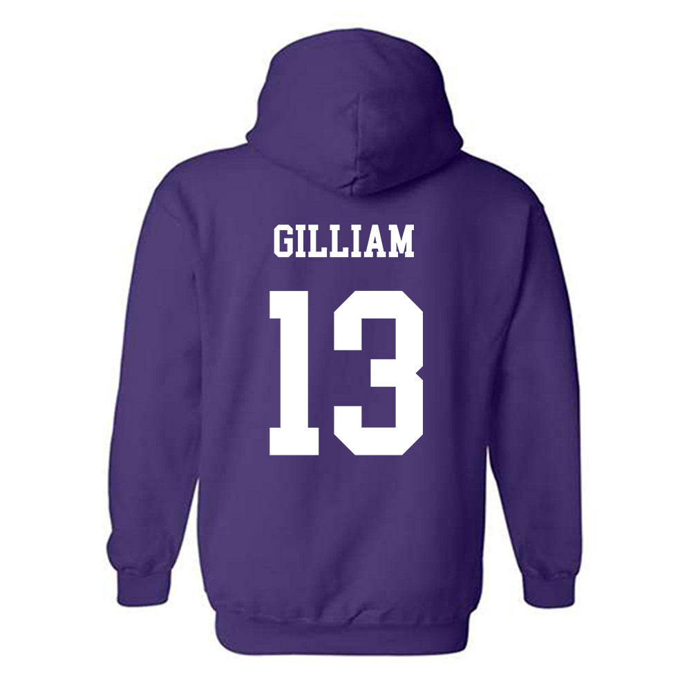 JMU - NCAA Football : Kacey Gilliam - Vintage Dukes Hooded Sweatshirt-1