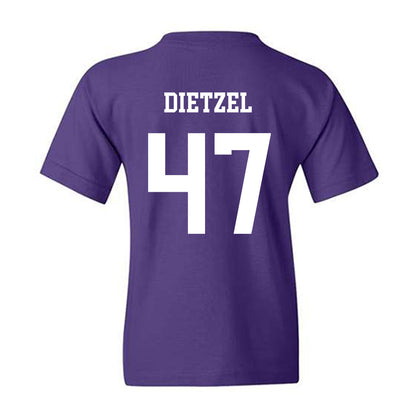 JMU - NCAA Football : Mitchell Dietzel - Vintage Dukes Youth T-Shirt-1