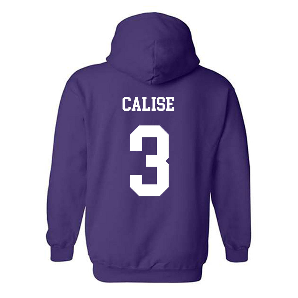 JMU - NCAA Women's Lacrosse : Gianna Calise - Vintage Dukes Hooded Sweatshirt-1