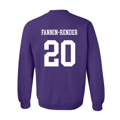 JMU - NCAA Football : Malachi Fannin-Render - Vintage Dukes Crewneck Sweatshirt-1