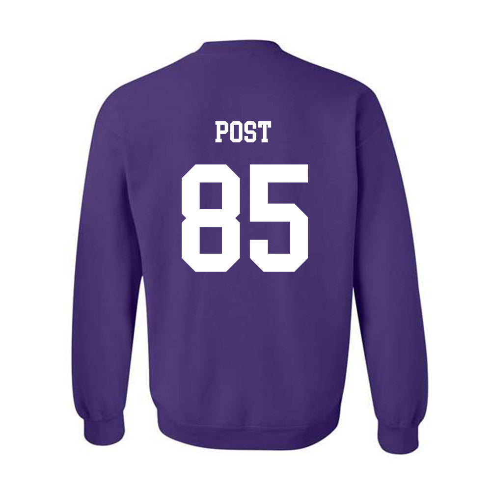 JMU - NCAA Football : Ryder Post - Vintage Dukes Crewneck Sweatshirt-1